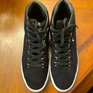 Men’s Black Suede Fila Shoes
